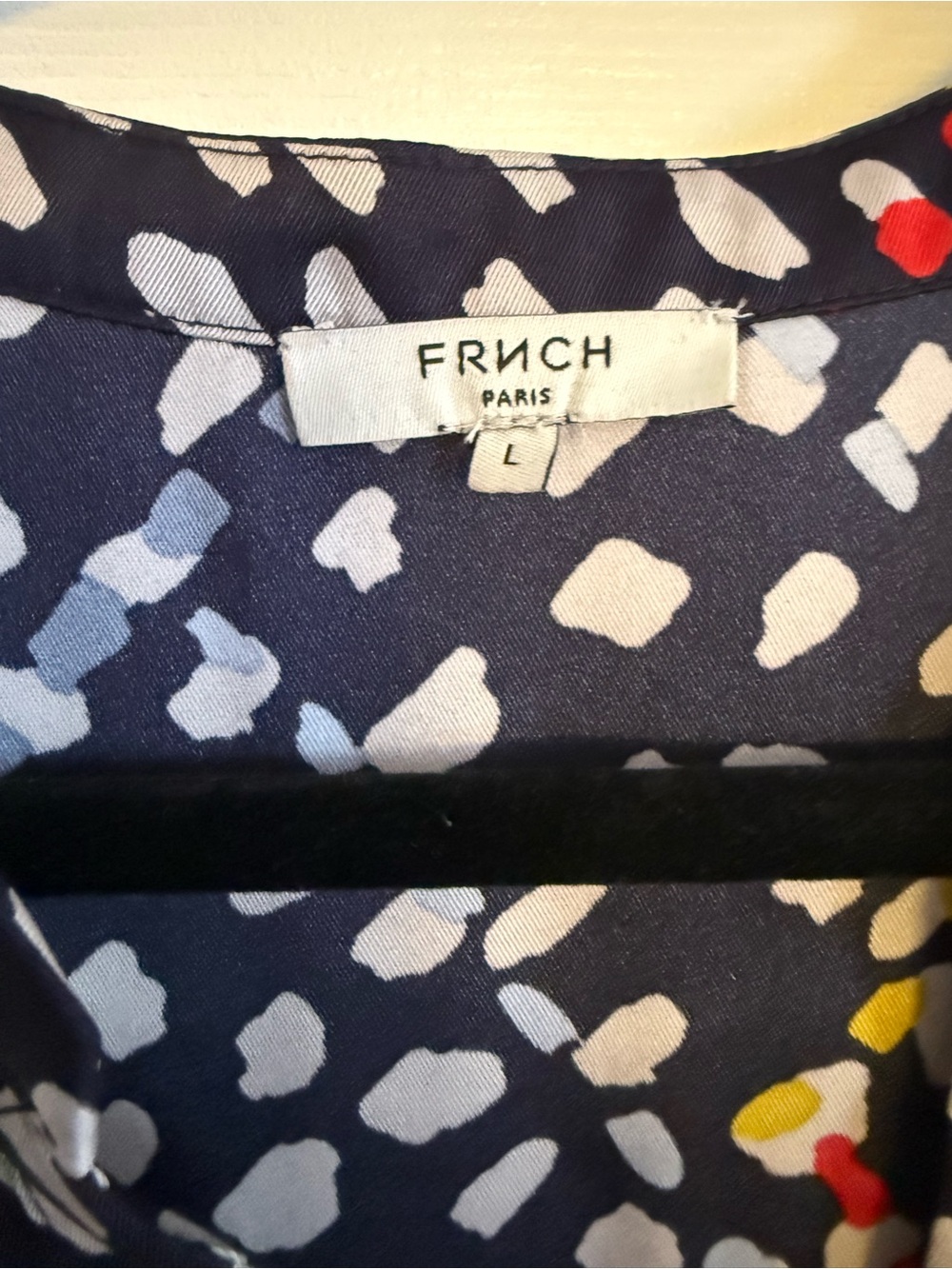 Navy Blue Printed Women’s Dress